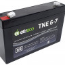 Тяговый гелевый аккумулятор Eltreco TNE6-7 - для детских машинок/мотоцикла/электромобиля