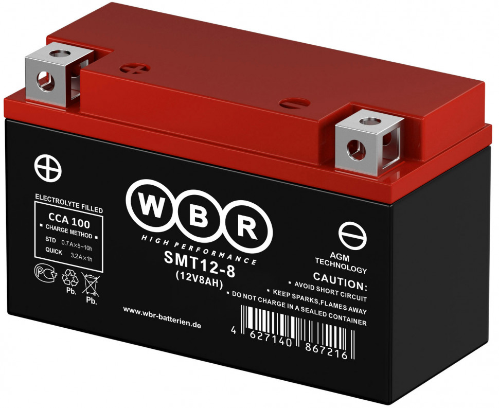 Аккумулятор WBR SMT12-8