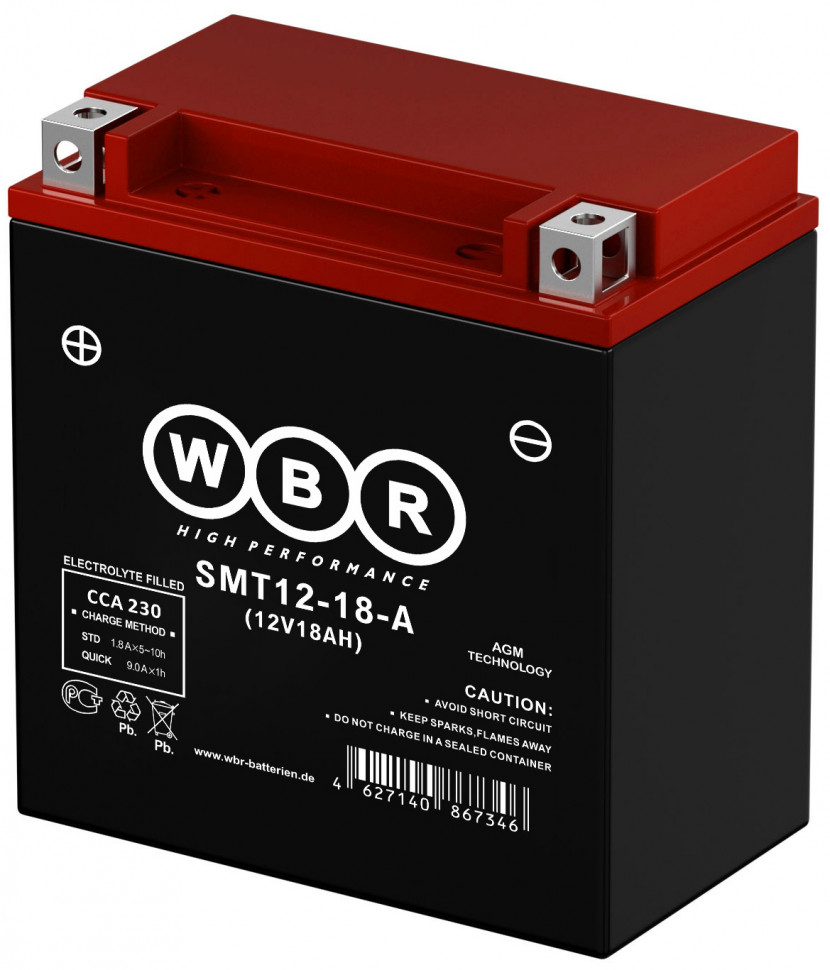 Аккумулятор WBR SMT12-18-A