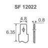 Аккумулятор для ИБП/фонаря Security Force SF 6045 (6 вольт 4.5 ач)