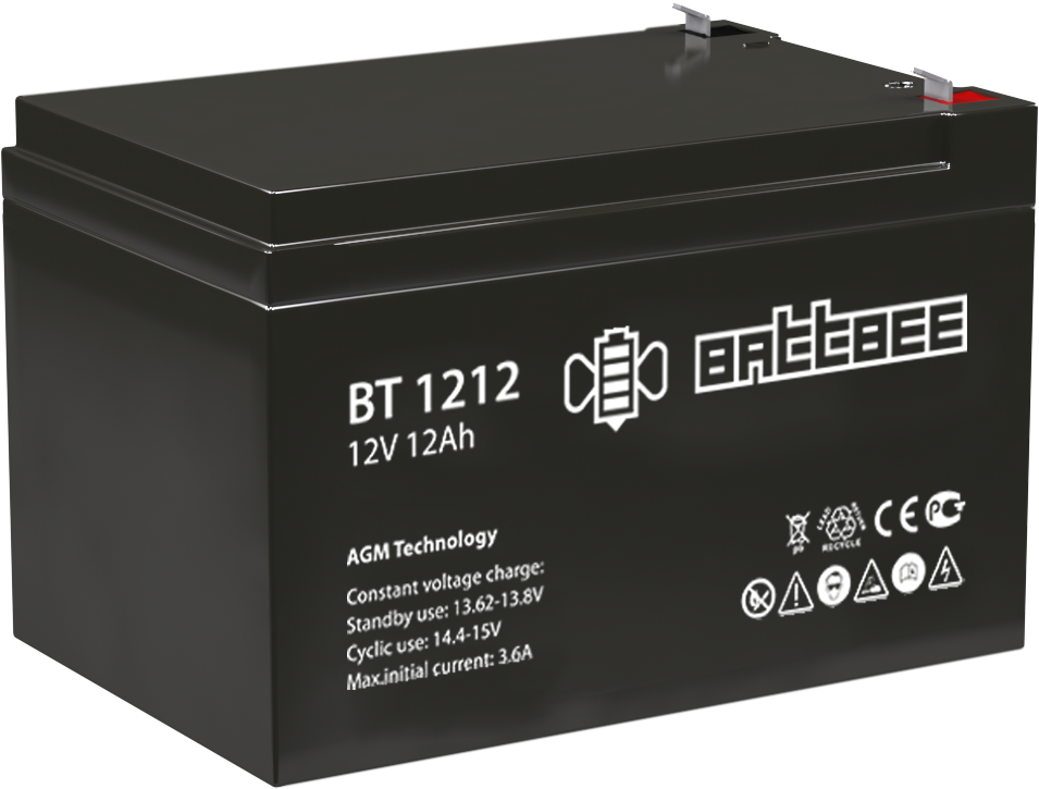 Аккумулятор для детского электромобиля/мотоцикла/машинки BATBEE BT 1212 (12 вольт-12 ач)
