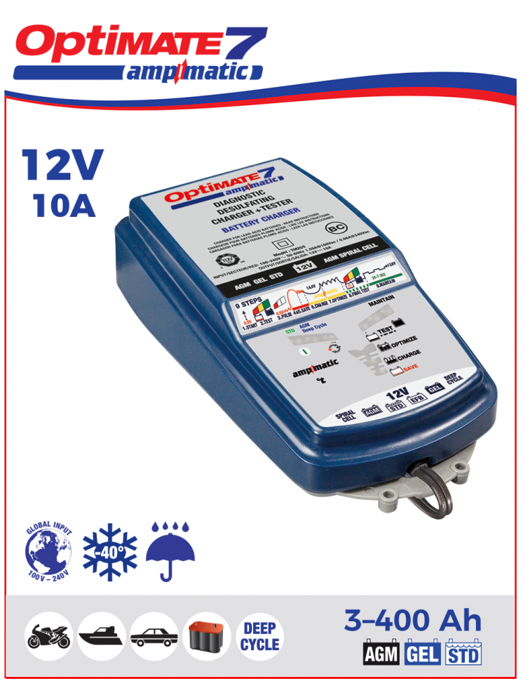 Зарядное устройство Optimate 7 Ampmatic - TM254 