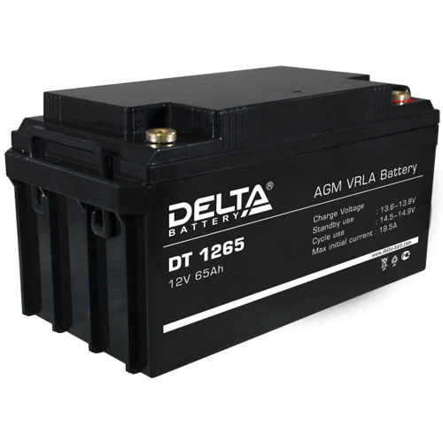 Аккумулятор/батарейка для ИБП (UPS) для ИБП DELTA DT 1265 (12 вольт-65 ач)
