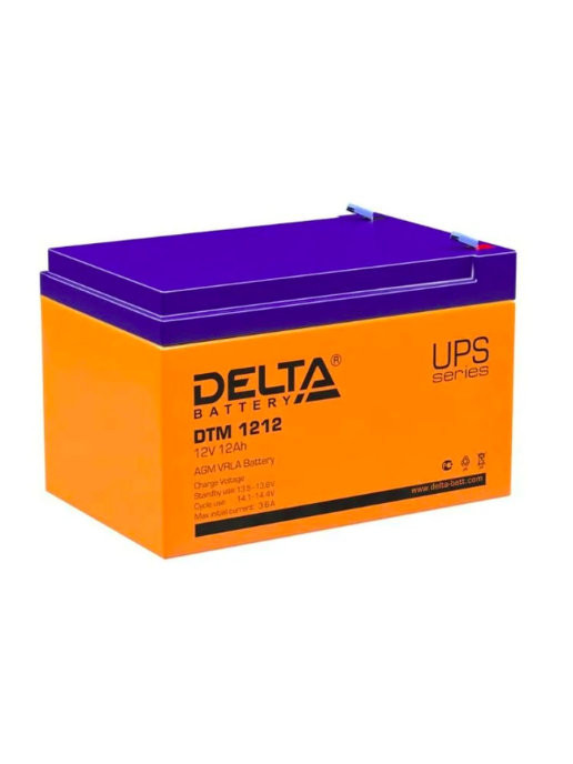Аккумулятор/батарейка для ИБП (UPS) DELTA DTM 1212 (12 в-12 ач)